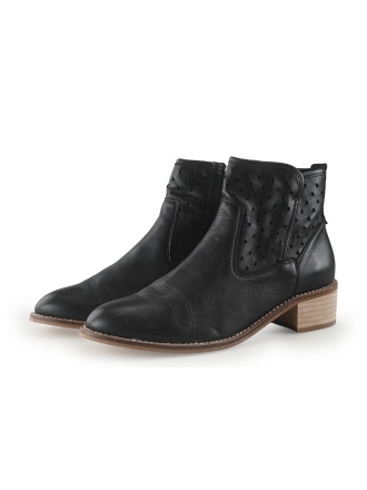 Manfield Enkellaarzen Zwart 351663
 Maat 41
 