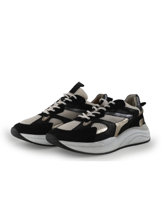 Manfield Sneakers Zwart 351751
 Maat 41
 