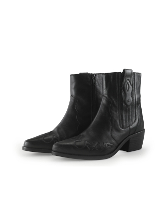 Manfield Cowboy laarzen Zwart 351819
 Maat 37
 