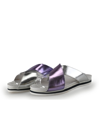Melvin & Hamilton Slippers Zilver 351852
 Maat 38
 