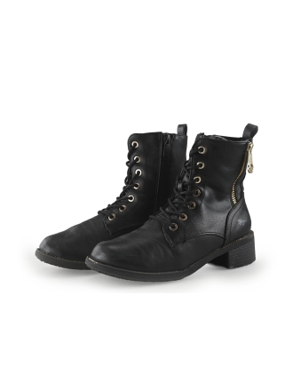 Mustang Veterboots Zwart 351871
 Maat 37
 
