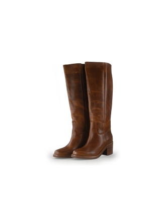 Shabbies Amsterdam Laarzen Cognac 352268
 Maat 38
 