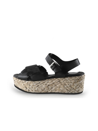 Shabbies Amsterdam Sandalen Zwart 352280
 Maat 40
 