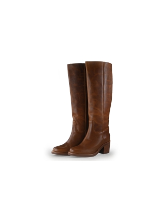 Shabbies Amsterdam Laarzen Cognac 352294
 Maat 38
 