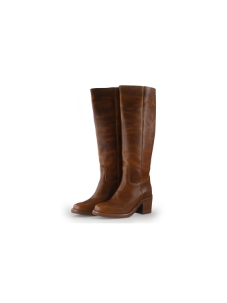 Shabbies Amsterdam Laarzen Cognac 352333
 Maat 38
 