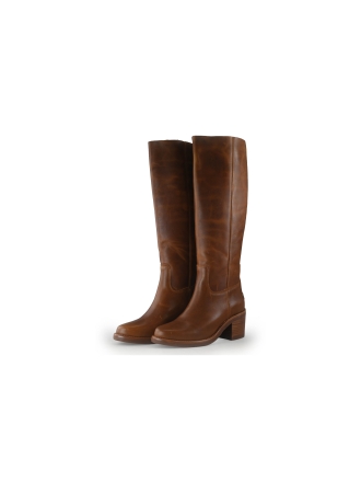Shabbies Amsterdam Laarzen Cognac 352335
 Maat 38
 