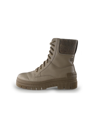 Tommy Hilfiger Enkellaarzen Beige 352353
 Maat 39
 