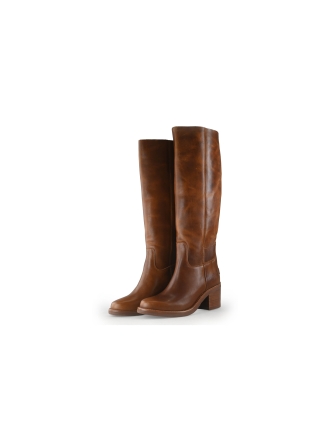 Shabbies Amsterdam Laarzen Cognac 352378
 Maat 39
 