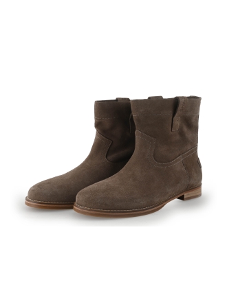 Shabbies Amsterdam Enkellaarzen Bruin 352396
 Maat 39
 