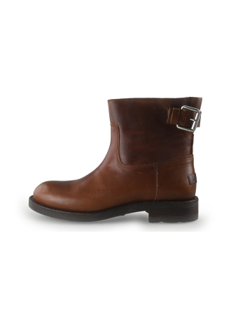 Shabbies Amsterdam Enkellaarzen Cognac 352445
 Maat 41
 