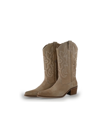 Manfield Cowboy laarzen Beige 352539
 Maat 40
 