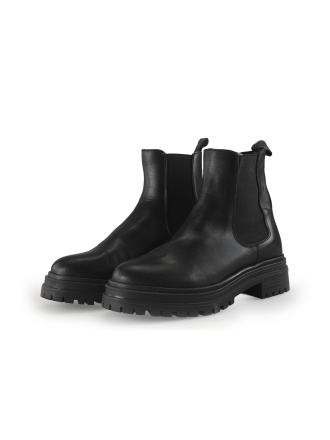 Manfield Chelsea boots Zwart 352573
 Maat 37
 