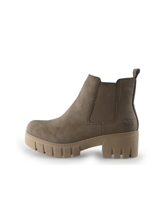 Rieker Chelsea boots Beige 352707
 Maat 39
 