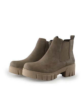 Rieker Chelsea boots Beige 352707
 Maat 39
 