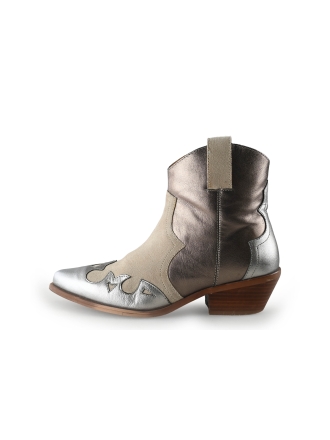 Manfield Cowboy laarzen Beige 352718
 Maat 39
 