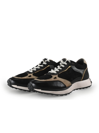 Manfield Sneakers Zwart 352768
 Maat 40
 