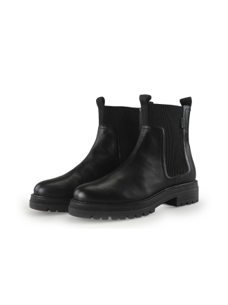 Manfield Chelsea boots Zwart 352771
 Maat 40
 