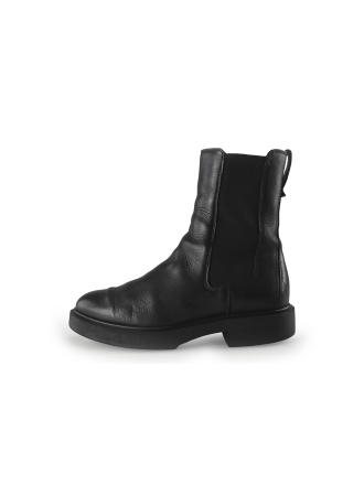 Manfield Chelsea boots Zwart 352775
 Maat 38
 