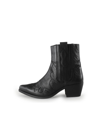 Manfield Cowboy laarzen Zwart 352778
 Maat 39
 