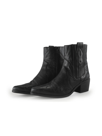 Manfield Cowboy laarzen Zwart 352778
 Maat 39
 
