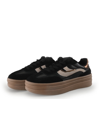 Manfield Sneakers Zwart 352789
 Maat 39
 