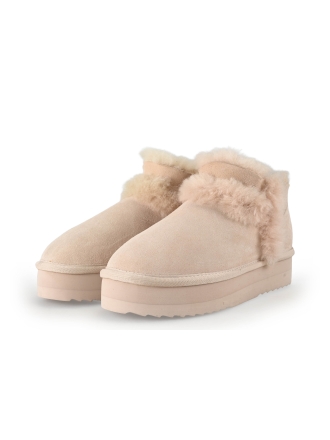 Warmbat Enkellaarzen Beige 352941
 Maat 38
 
