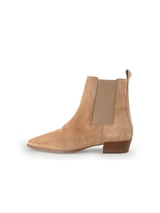Manfield Chelsea boots Beige 352949
 Maat 38
 
