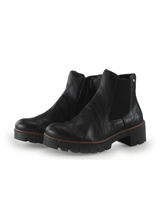 Rieker Chelsea boots Zwart 352978
 Maat 37
 