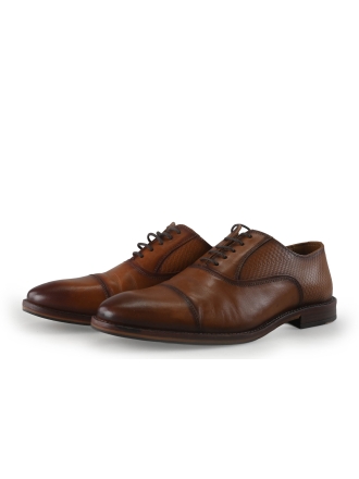Manfield Veterschoenen Cognac 353420
 Maat 43
 