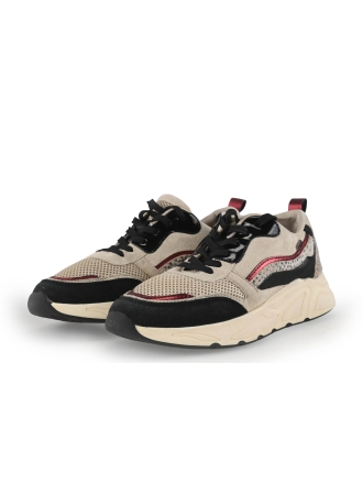 Poelman Sneakers Beige 353795
 Maat 39
 