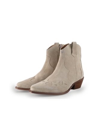 Manfield Cowboy laarzen Beige 353816
 Maat 41
 