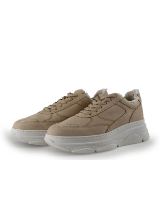 Manfield Sneakers Beige 354012
 Maat 40
 