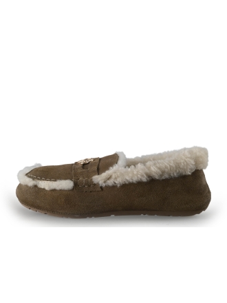 Manfield Pantoffels Bruin 354025
 Maat 41
 
