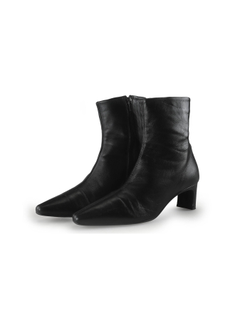Manfield Enkellaarzen Zwart 354216
 Maat 38
 