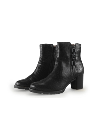 Manfield Enkellaarzen Zwart 354329
 Maat 39
 