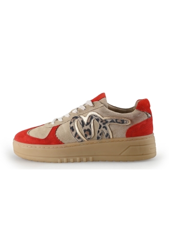 Manfield Sneakers Rood 354390
 Maat 42
 