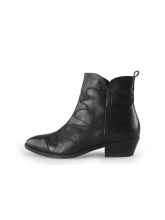 Manfield Cowboy laarzen Zwart 354406
 Maat 42
 