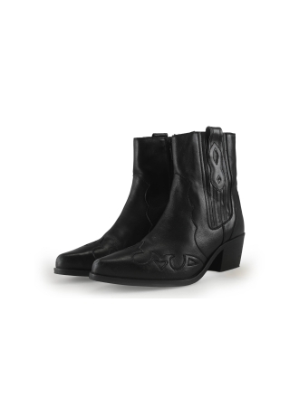 Manfield Cowboy laarzen Zwart 354411
 Maat 38
 
