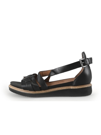Manfield Sandalen Zwart 354444
 Maat 39
 