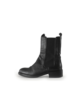 Manfield Chelsea boots Zwart 354510
 Maat 38
 