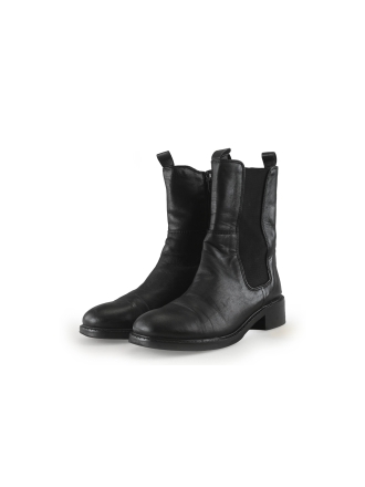 Manfield Chelsea boots Zwart 354510
 Maat 38
 