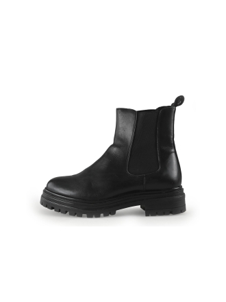 Manfield Chelsea boots Zwart 354645
 Maat 40
 