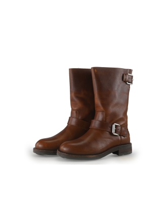 Shabbies Amsterdam Biker boots Bruin 354658
 Maat 38
 