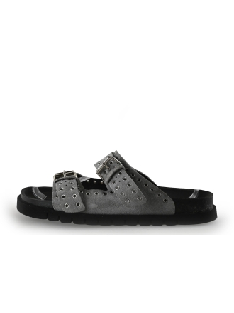 Manfield Slippers Grijs 354695
 Maat 41
 