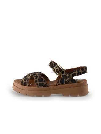 Manfield Sandalen Beige 354742
 Maat 37
 