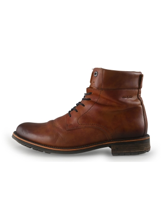Van Lier Veterboots Cognac 354761
 Maat 45
 