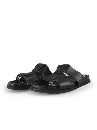 Manfield Slippers Zwart 354930
 Maat 43
 