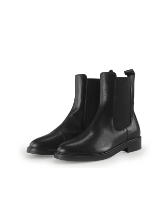 Manfield Chelsea boots Zwart 354936
 Maat 38
 