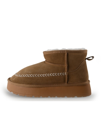 Manfield Sneeuwlaarzen Cognac 354951
 Maat 40
 
