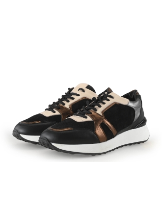 Manfield Sneakers Zwart 355029
 Maat 39
 